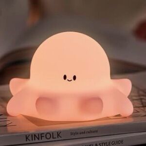 Pink Octopus Night Light